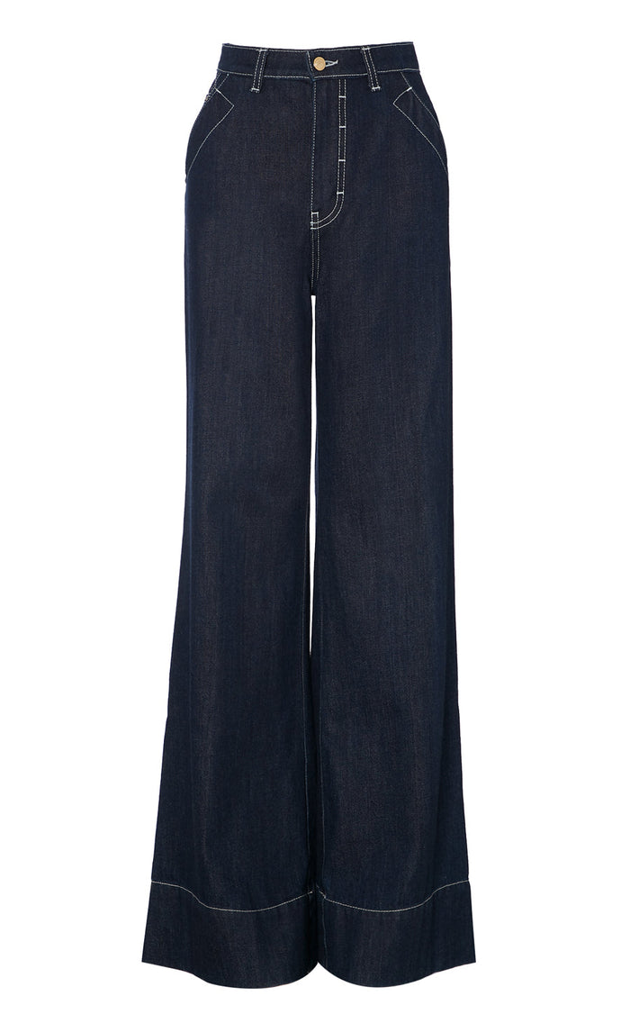 Fontana Wide-Leg Jean - Denim