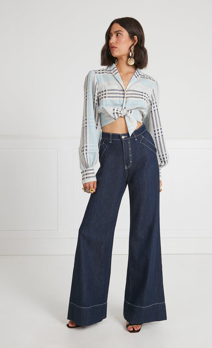 Fontana Wide-Leg Jean - Denim