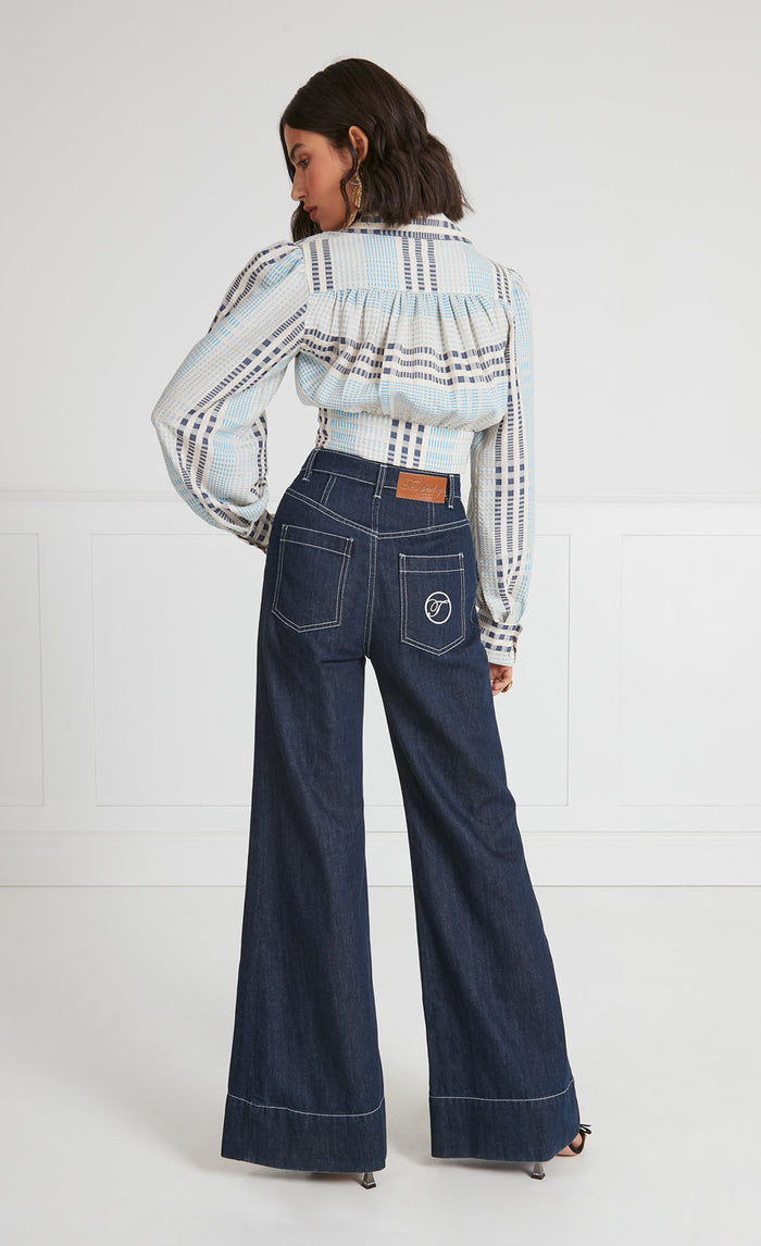 Fontana Wide-Leg Jean - Denim