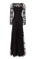 Francine Tattoo Dress - Black