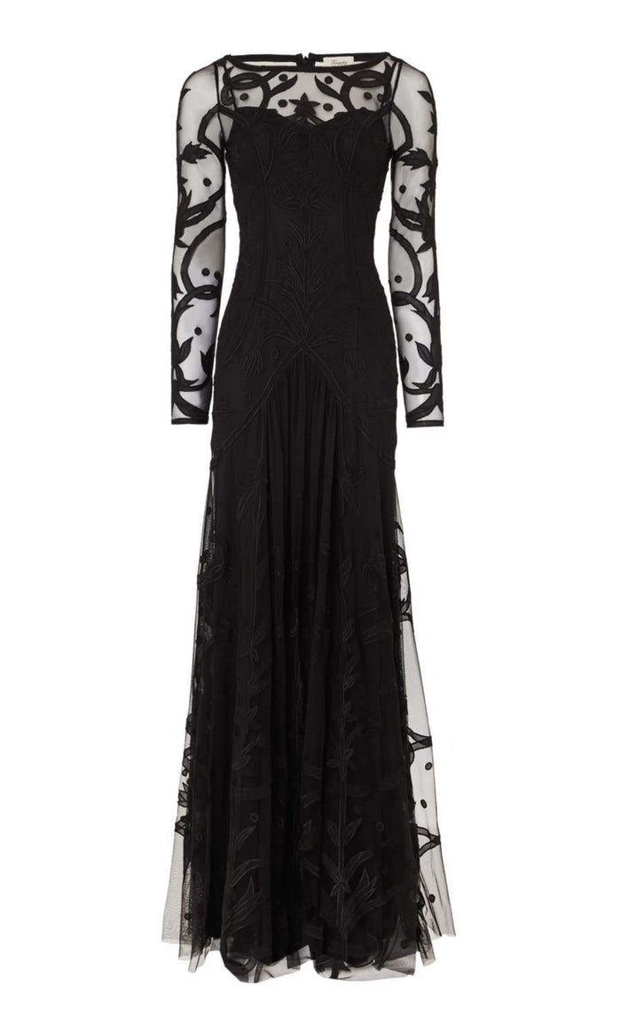 Francine Tattoo Dress - Black