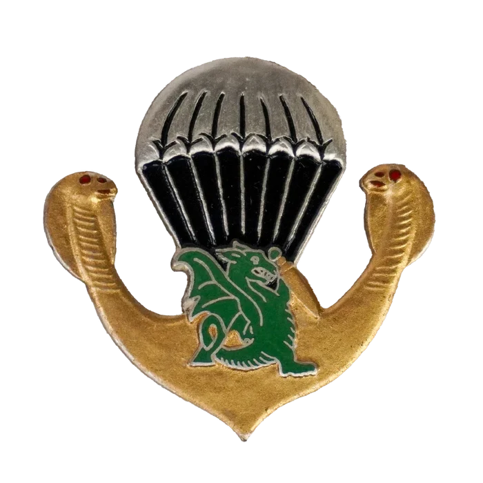 French Airborne Commando (GCMA) Badge from the Indochina/Algeria Era - French Army Surplus - Flags, Badges & Insignia