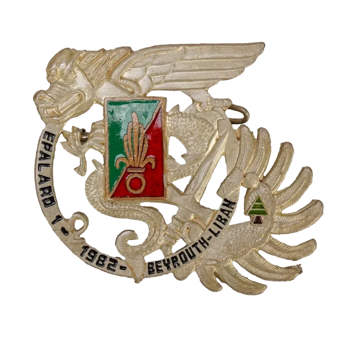 French Foreign Legion 1982 Operation Epaulard Badge - French Army Surplus - Flags, Badges & Insignia