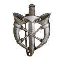 French Military La Poste aux Armées Badge - French Army Surplus - Flags, Badges & Insignia