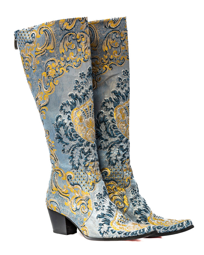French Riviera Denim Knee High
