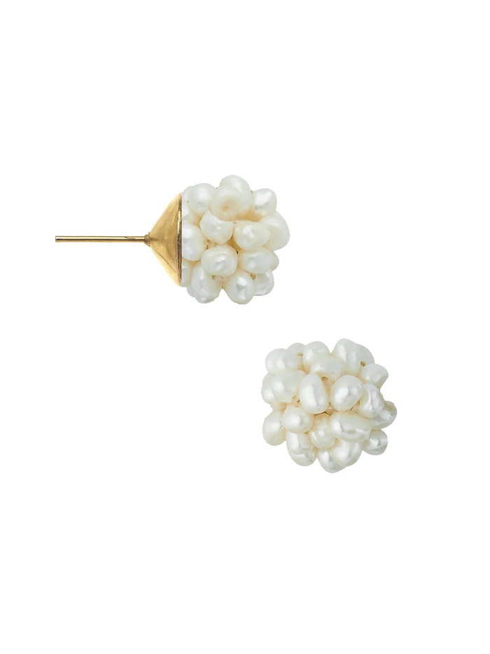 Freshwater Pearl Cluster Earring