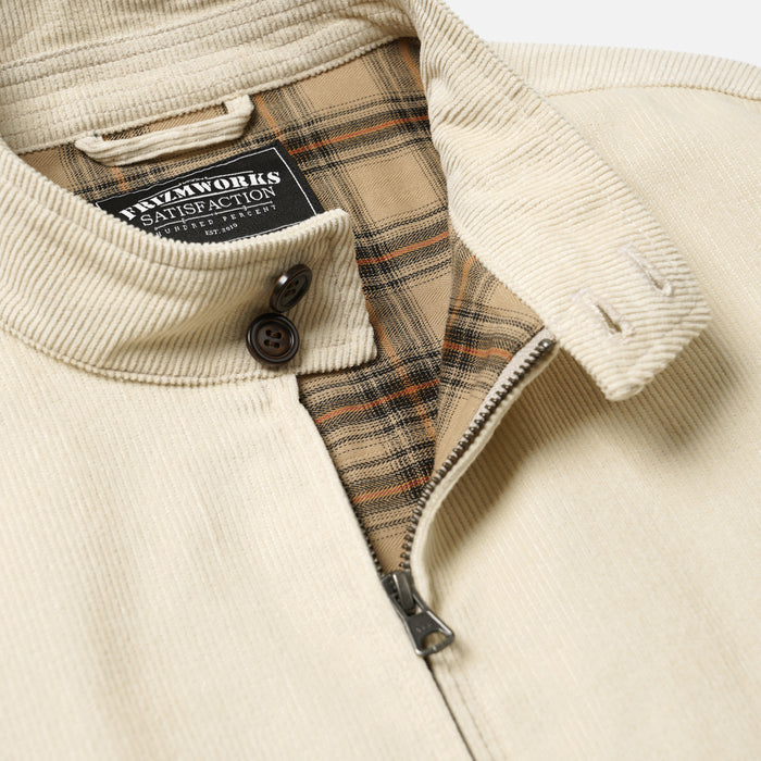 Frizmworks - Corduroy Buddy Harrington Jacket - Cream