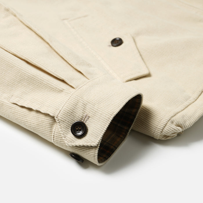 Frizmworks - Corduroy Buddy Harrington Jacket - Cream