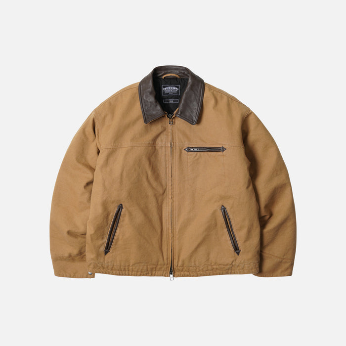 Frizmworks Heavy Canvas Destroyed Work Jacket - Tan