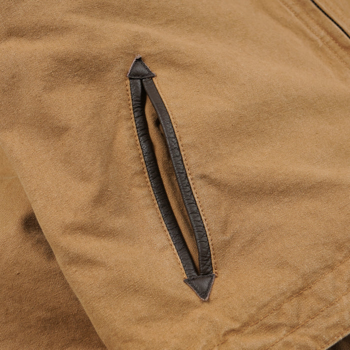 Frizmworks Heavy Canvas Destroyed Work Jacket - Tan