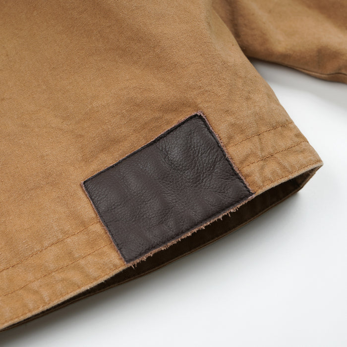 Frizmworks Heavy Canvas Destroyed Work Jacket - Tan