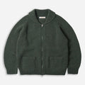 Frizmworks Heavy Cowichan Zip Up Cardigan - Forest Green