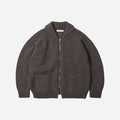 Frizmworks Heavy Cowichan Zip Up Cardigan - Sephia