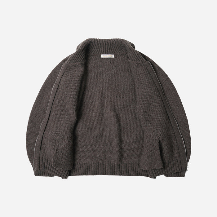 Frizmworks Heavy Cowichan Zip Up Cardigan - Sephia