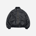 Frizmworks Lambskin Flight Jacket - Black