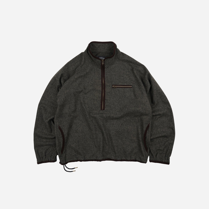 Frizmworks Wool Half Pullover - Forest Black