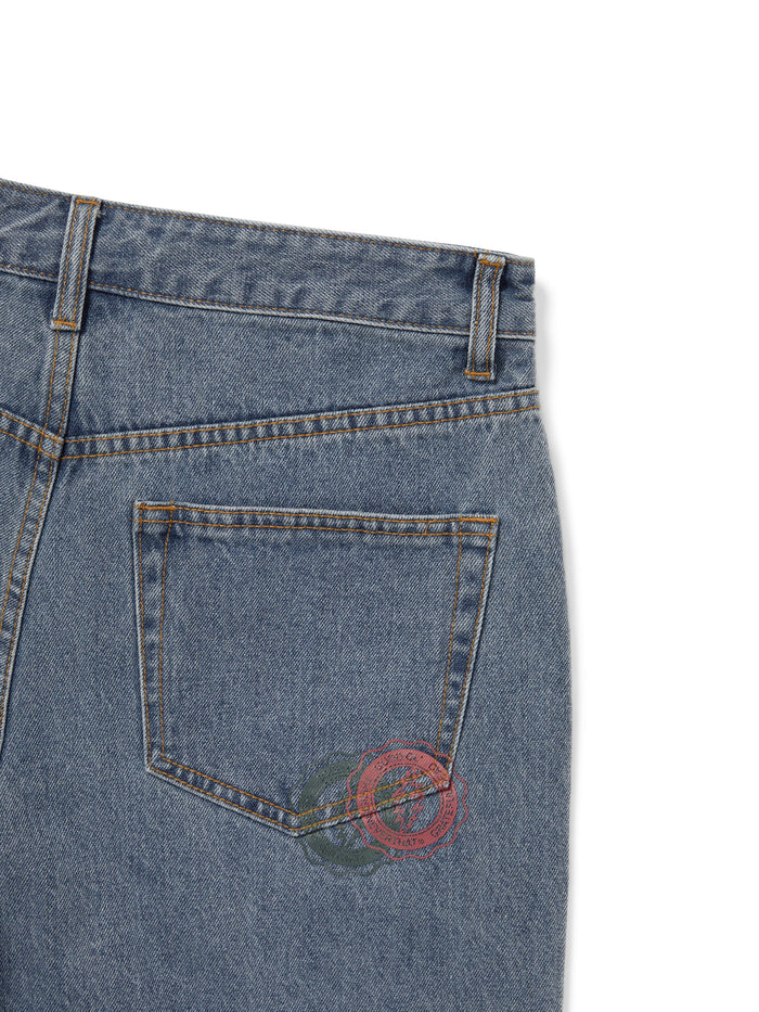GD Overlap Lightning Denim Short