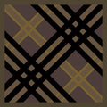 Close-up of Hamida silk scarf showing bold geometric pattern