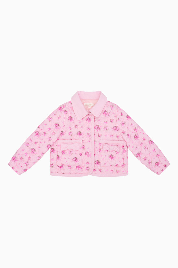 Girls Aubrina Floral Quilted Jacket