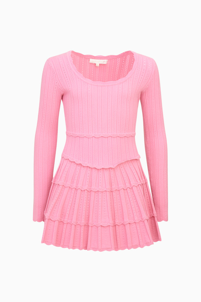 Girls Caliora Stretch Pointelle Dress