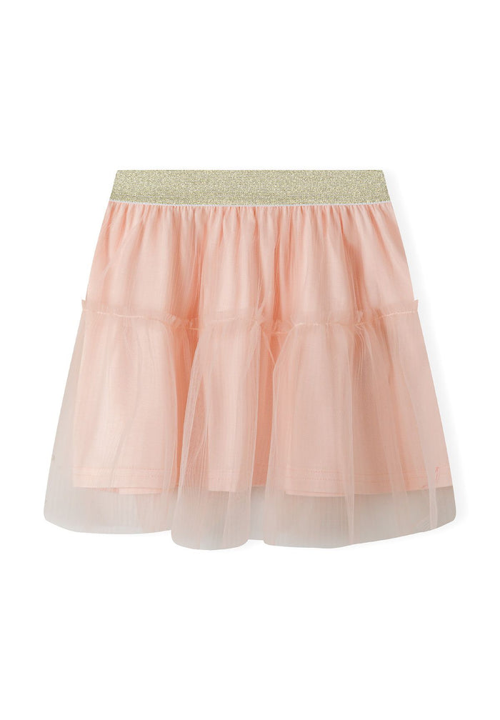 Tulle Skirt, Orange, Sparkle Waistband - 1