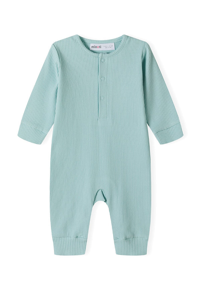 Ribbed Rompers 2-Pack, Cream & Sage Green - 6