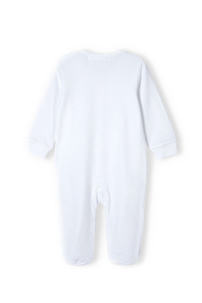 Baby Sleepsuits 3-Pack Long Sleeve White - 3