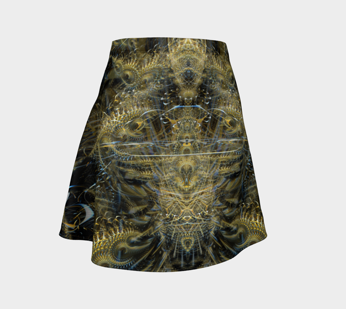 Give it a Whirl High Waist Flare Skirt