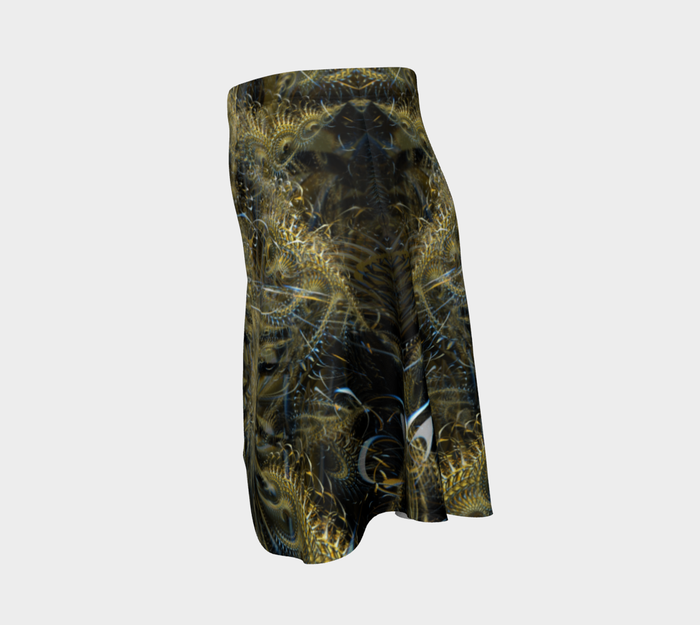 Give it a Whirl High Waist Flare Skirt