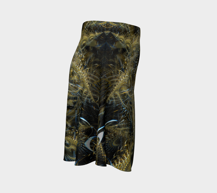 Give it a Whirl High Waist Flare Skirt