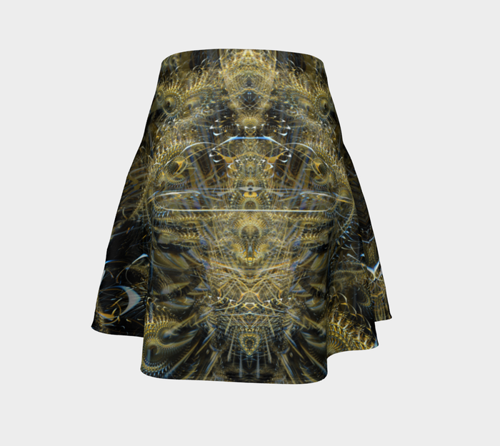 Give it a Whirl High Waist Flare Skirt