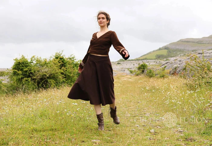 Celtic Fusion Design, Irish-designed folklore-inspired clothing created with a focus on sustainability, natural textures, and