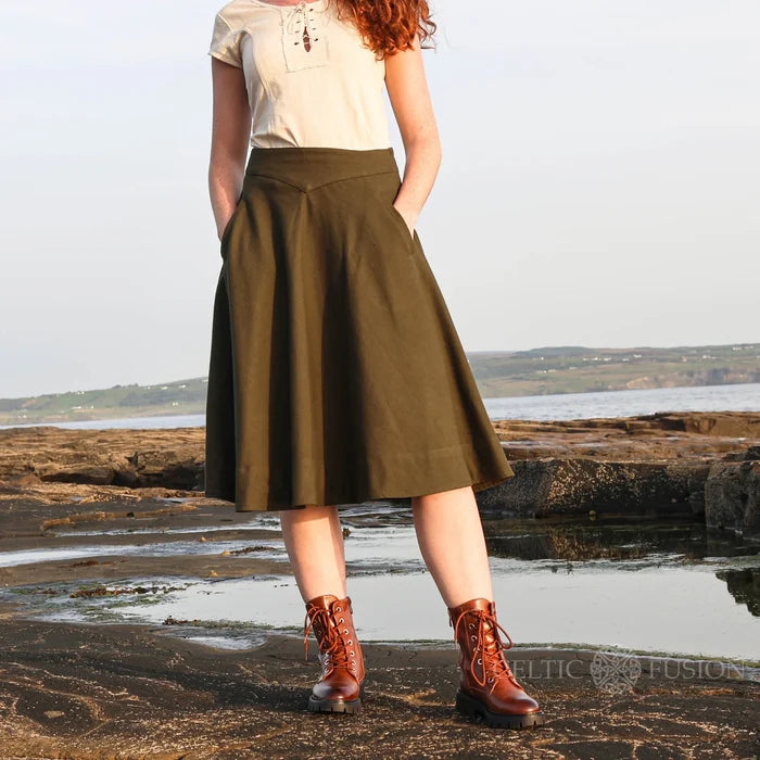 Celtic Fusion Design, Irish-designed folklore-inspired clothing created with a focus on sustainability, natural textures, and