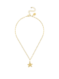 Gold Star Paperclip Necklace