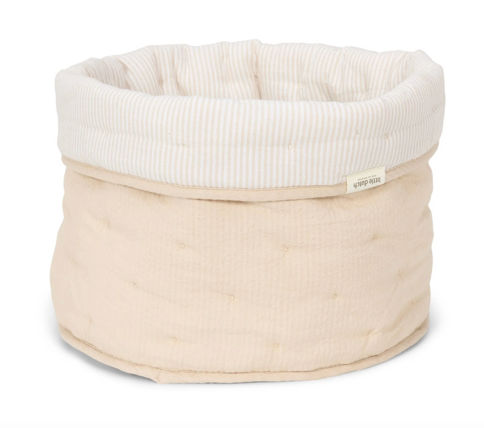 Grand panier de rangement | Pure soft beige