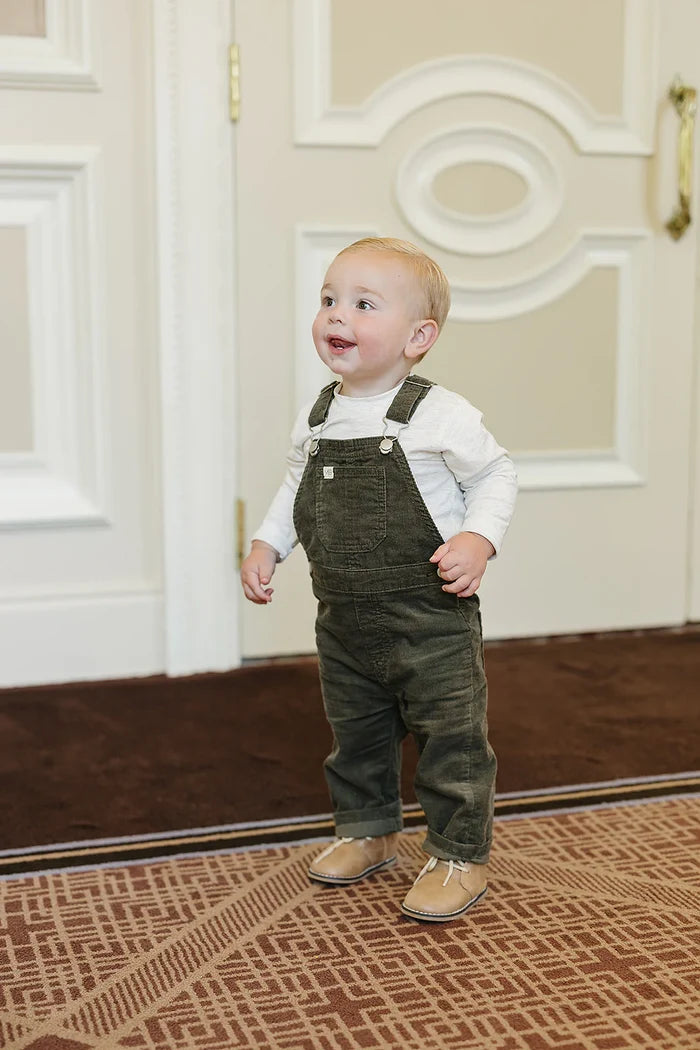 Green Corduroy Baby Overalls - Adored A Lovely Boutique