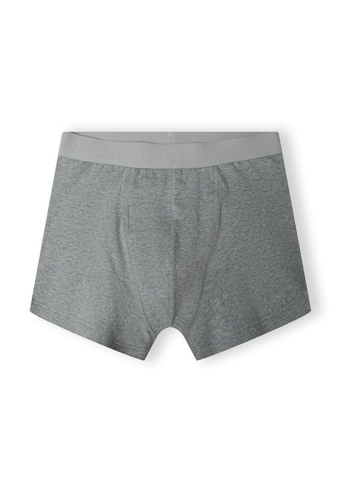 Mens Boxer Shorts 5-Pack, Grey Black - 3