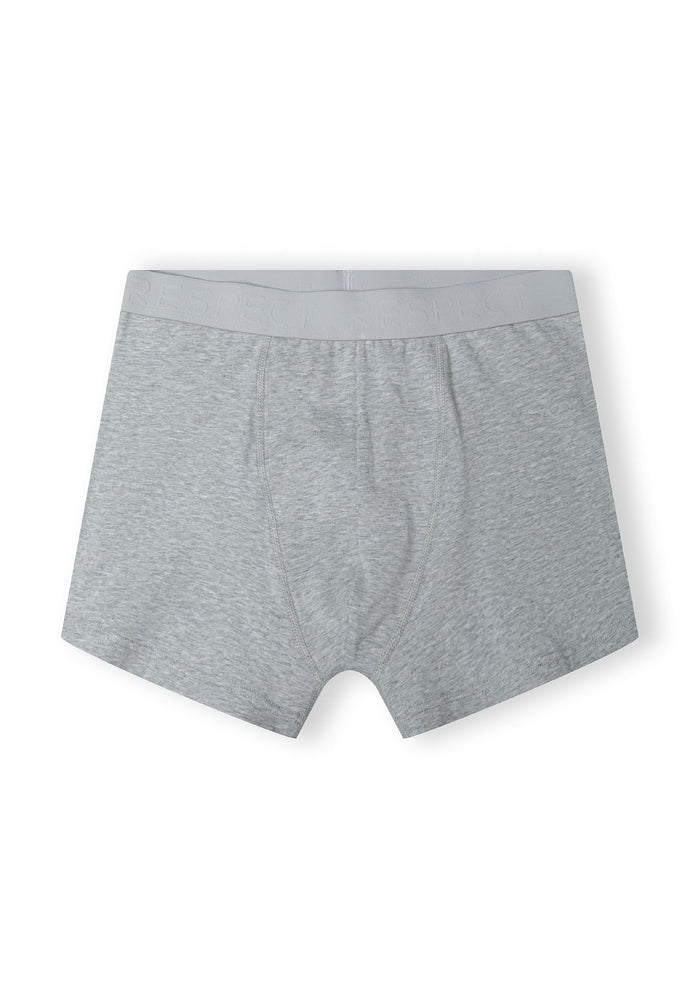 Mens Boxer Shorts 5-Pack, Grey Black - 4