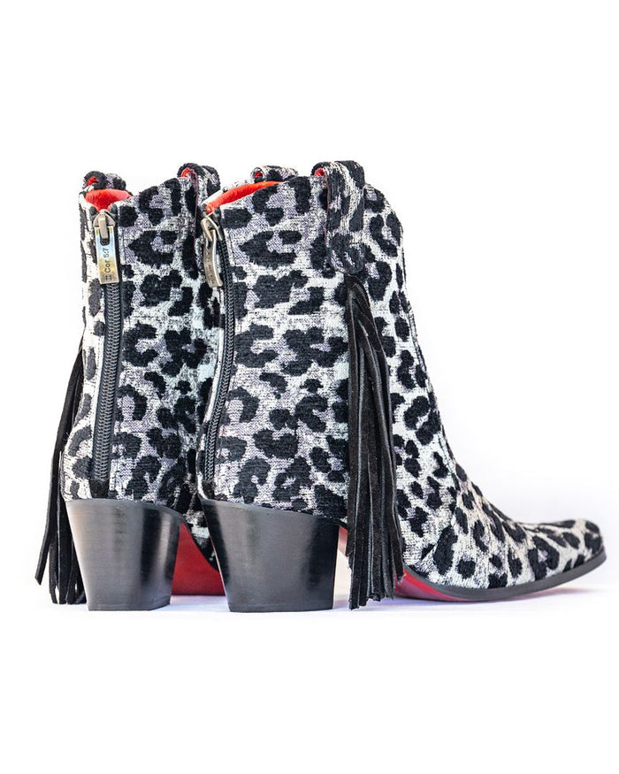 Grey Leopard with Fringe