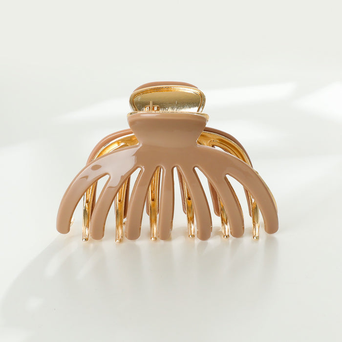 Hailey Gold Metal Octopus Eco-friendly Claw Clip