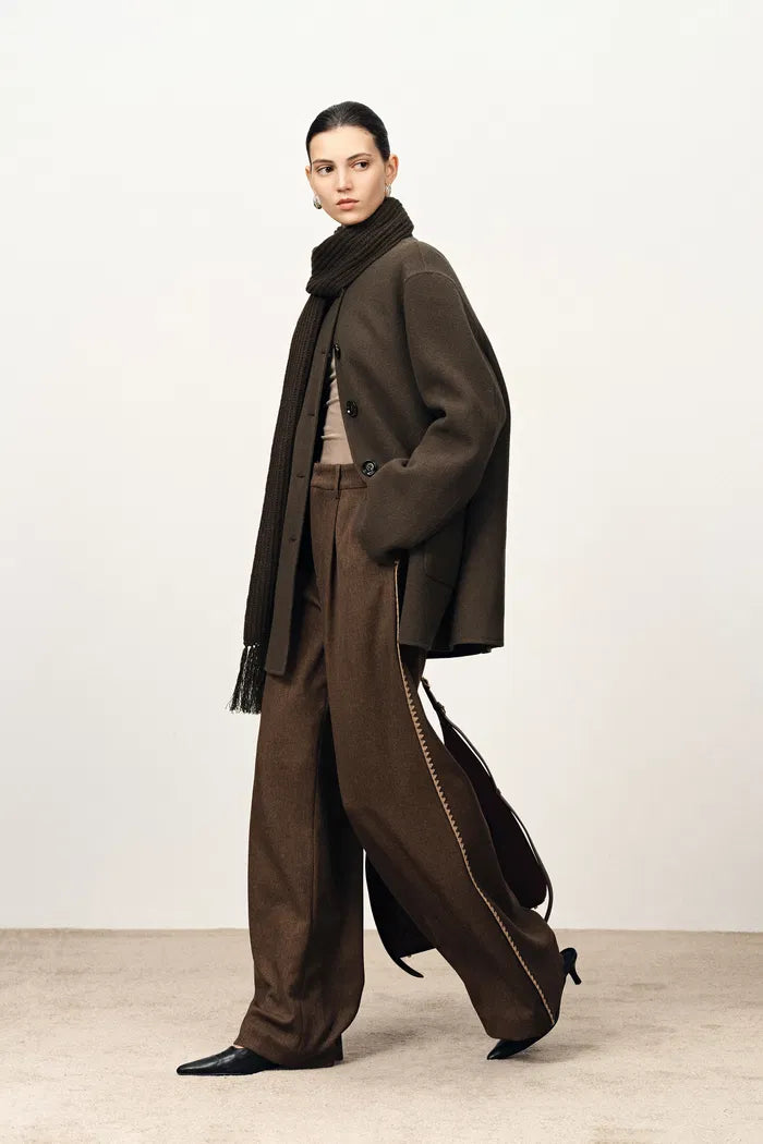 Hamida Coat in Double-Face Merino-Cashmere
