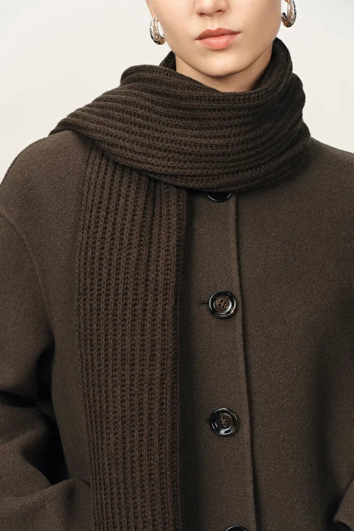 Hamida Coat in Double-Face Merino-Cashmere