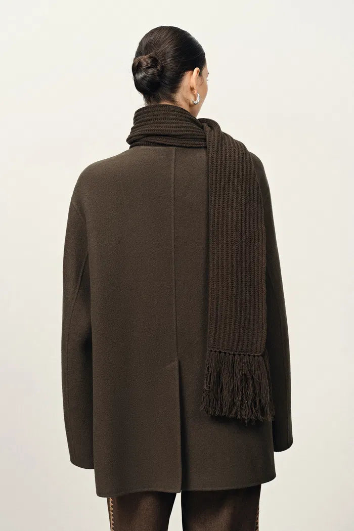 Hamida Coat in Double-Face Merino-Cashmere