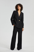 Hamida Cotton Stone Notched Jacket