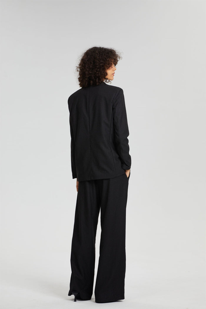 Hamida Cotton Stone Notched Jacket