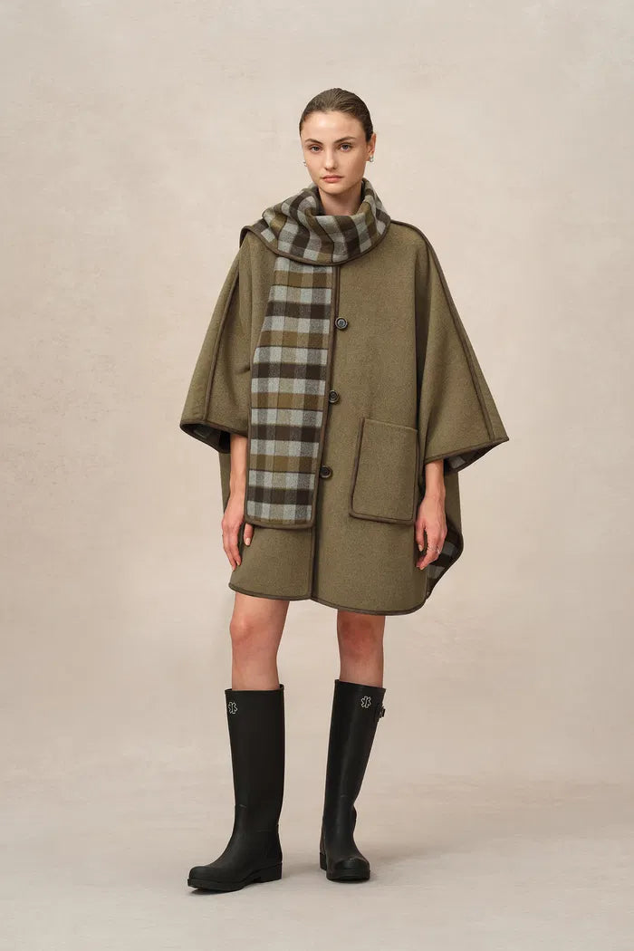 Hamida Elegant Double-Face Cashmere Coat