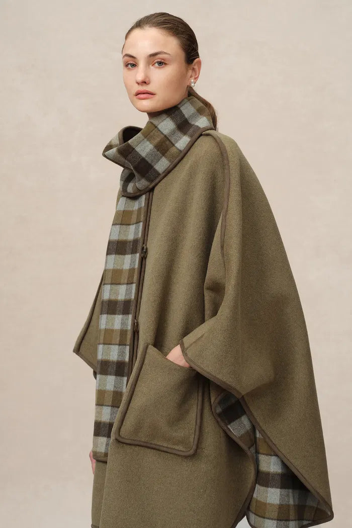 Hamida Elegant Double-Face Cashmere Coat
