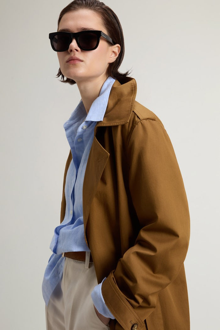 Hamida Rainwear Long Coat