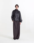 Hamida Slim Rexine Leather Jacket
