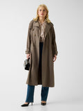 Hamida Viscose-blend trench Coat